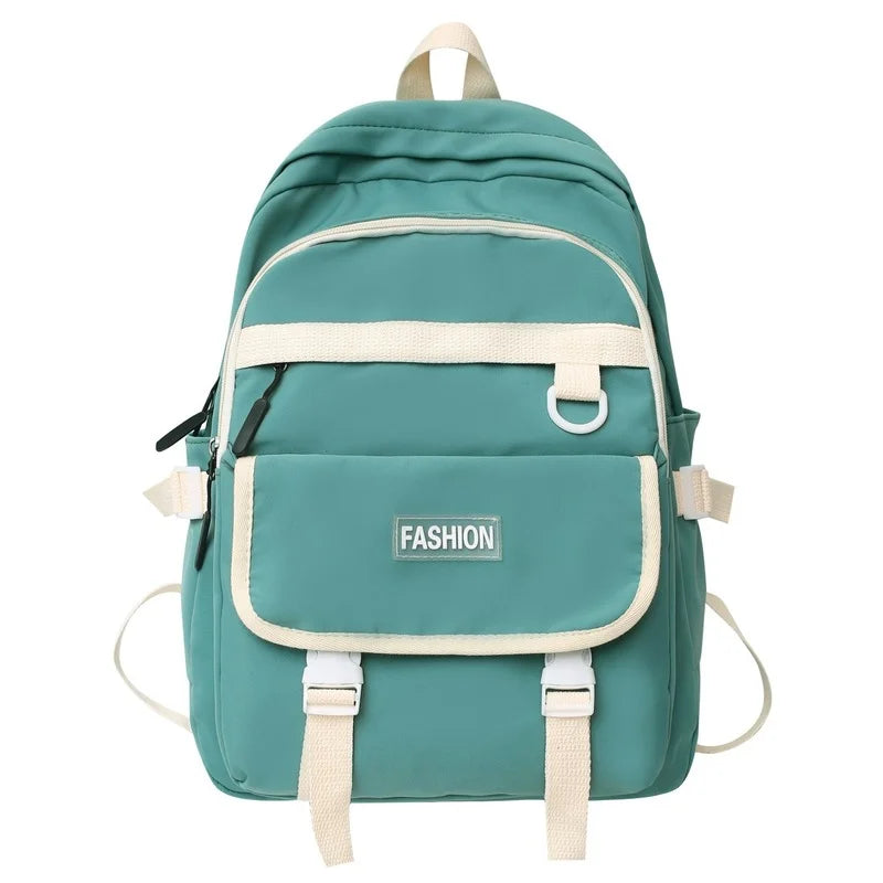 Girl Waterproof Travel Backpack Nylon Student Shoulder Bag