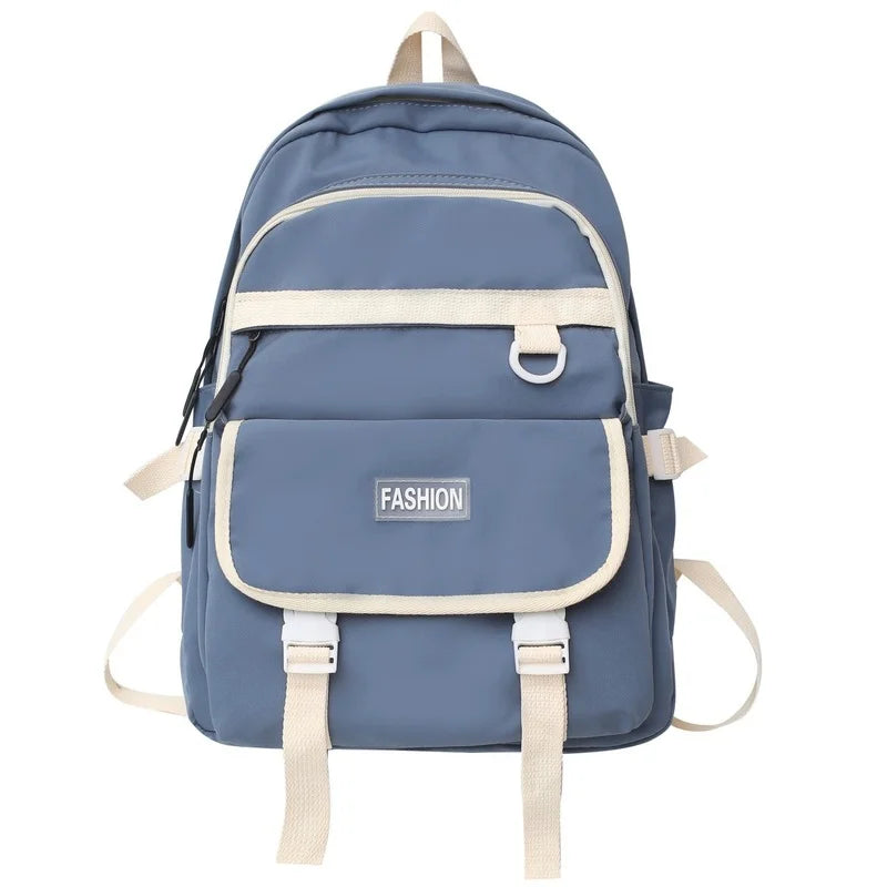 Girl Waterproof Travel Backpack Nylon Student Shoulder Bag