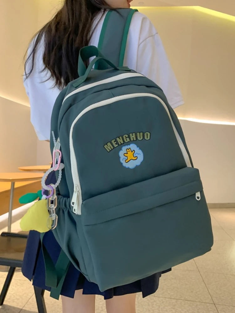 Lady Student Bag Female Laptop Leisure College Backpack Girl Travel Book