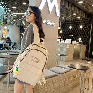 Lady Student Bag Female Laptop Leisure College Backpack Girl Travel Book