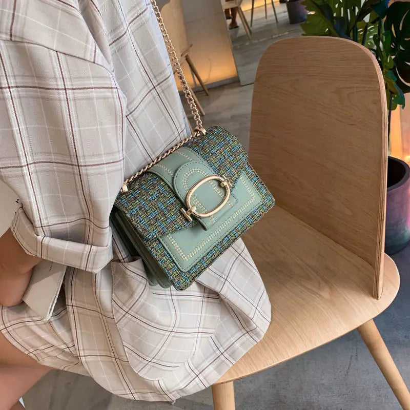Stylish Wide Strap Shoulder Bag for Women