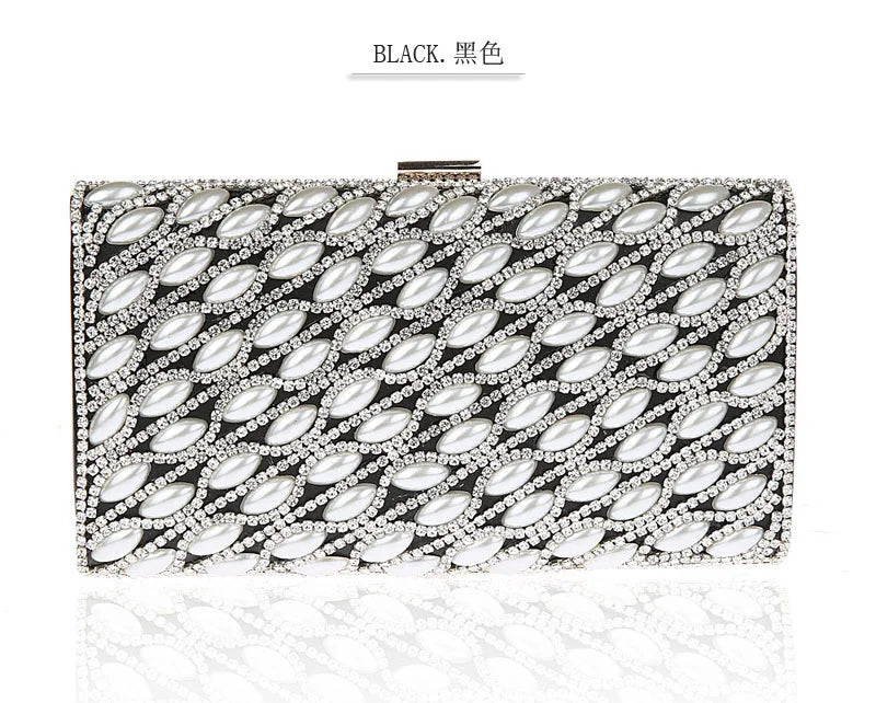 Stylish Beaded Handbag for Dinners 6s12028