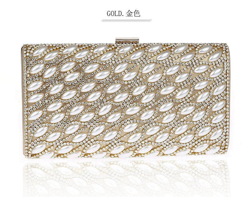 Stylish Beaded Handbag for Dinners 6s12028