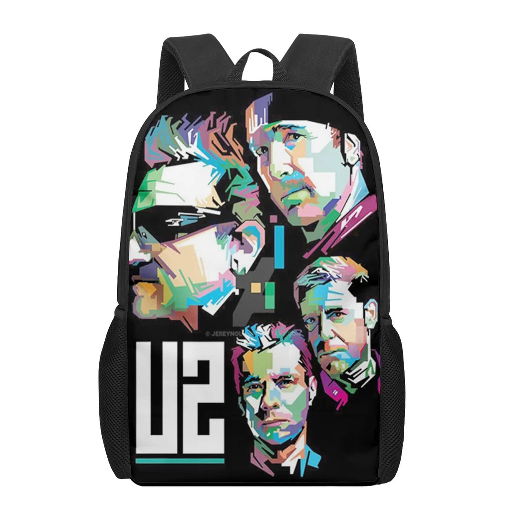 U2 3D Print School Bags for Boys Girls Primary Students Backpacks