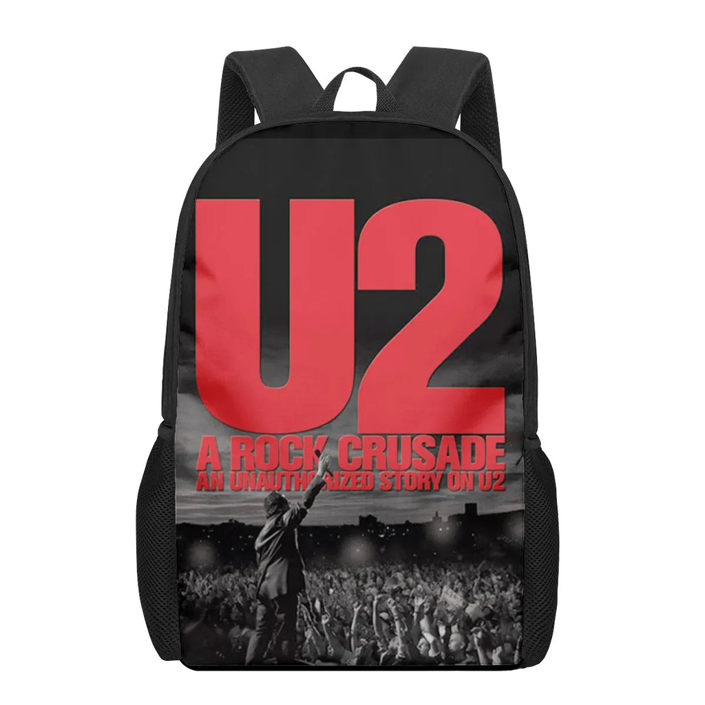 U2 3D Print School Bags for Boys Girls Primary Students Backpacks