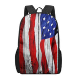 American Flag 3D Pattern School Bag for Children Girls Boys