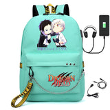 Bungo Stray Dogs Anime Girls School Backpack with USB Charging