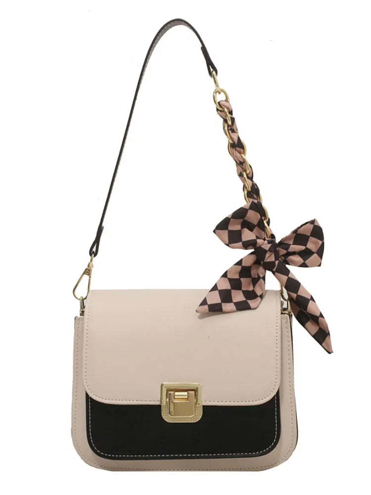 Underarm Female Bag Scarf Shoulder Crossbody Handbags for Women