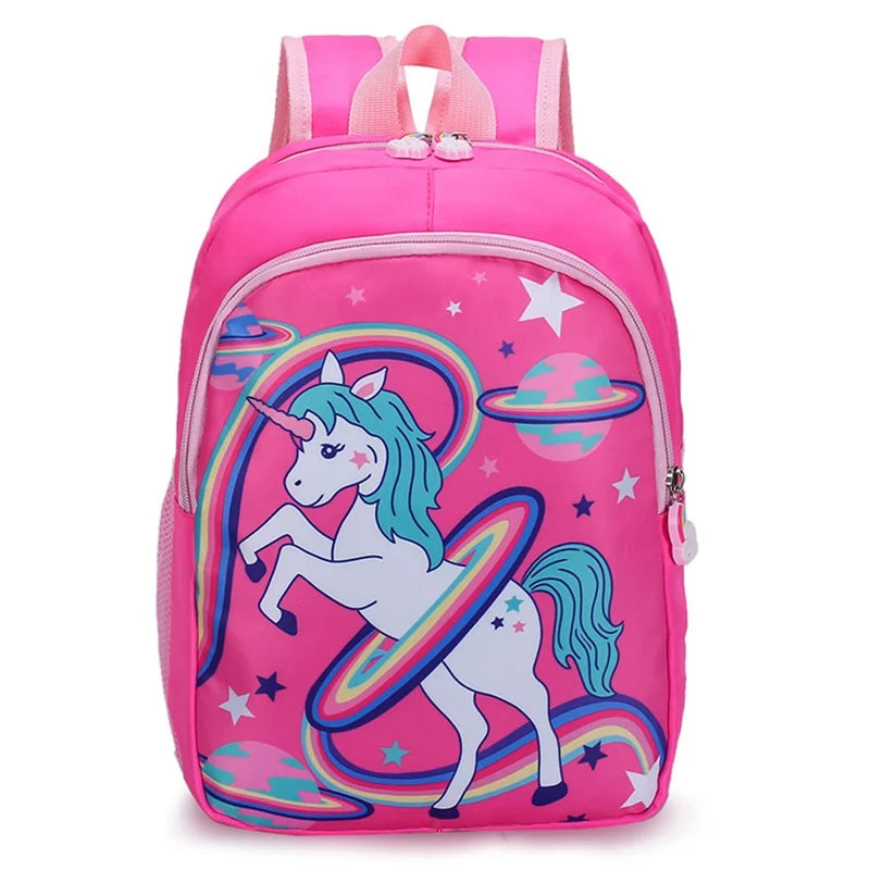 Unicorn Schoolbag Kids Children Mochila Double Shoulder School Bags