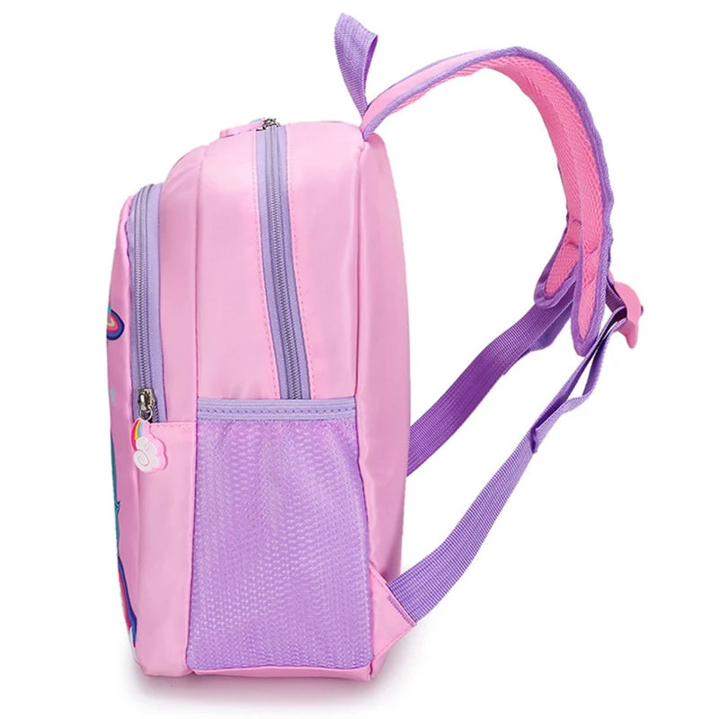 Unicorn Schoolbag Kids Children Mochila Double Shoulder School Bags