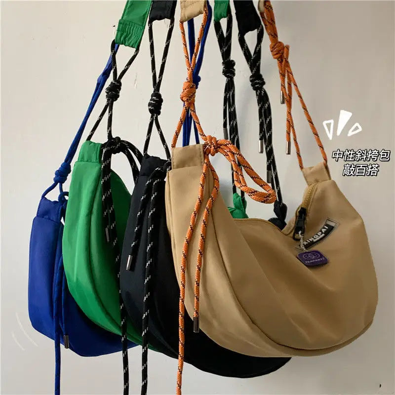 Waterproof Nylon Dumpling Bag Large-capacity Shoulder Messenger Bag