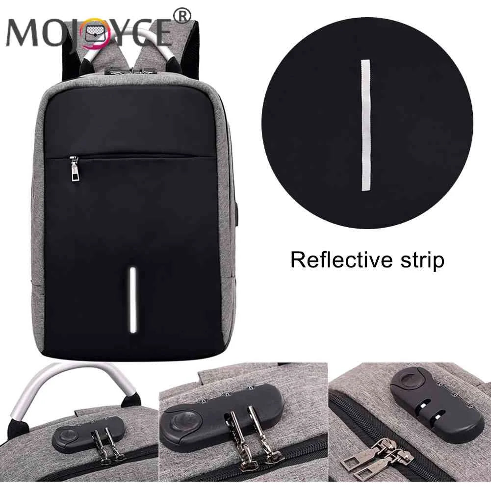 Unisex Business Rucksack with USB Port & Headphone Port