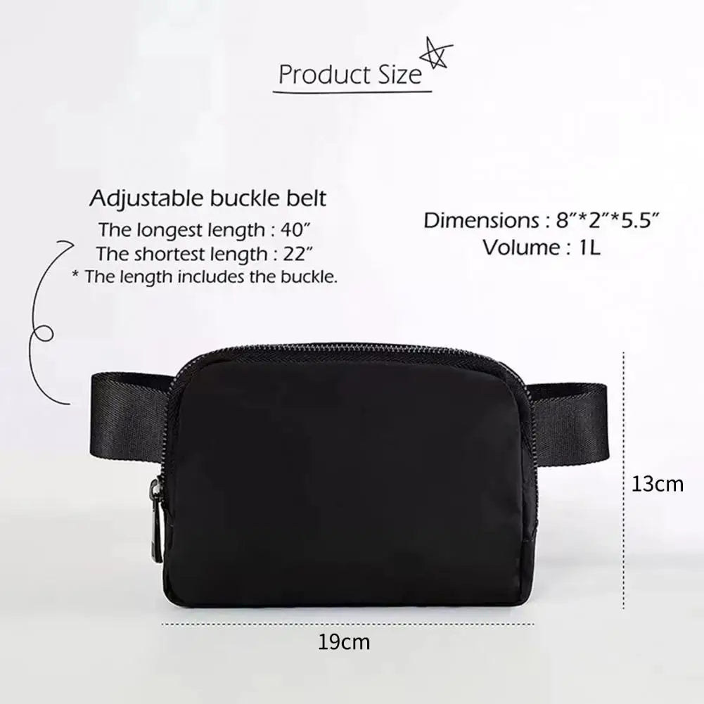 Unisex Gym Bag Adjustable Strap Waistbag Sport Fanny Pack