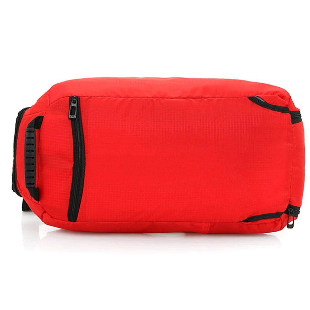 Large Capacity Travel Sport Gym Bag Nylon Shoes Storage Fitness Adjustable Strap