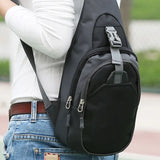 Unisex Nylon Chest Bags Travel Waist Bag Pack Casual Functional Money Phone Belt