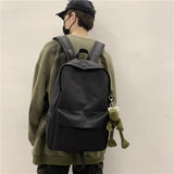 Unisex Shoulder Backpack Solid Hiking Backpack