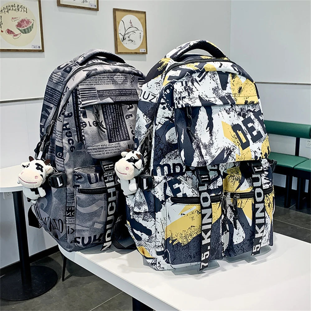 Japanese Anime Unisex Shoulder Backpack for Girls Boys Outdoor School Bag