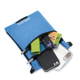 Unisex Double-Sided Crossbody Bag with Adjustable Strap