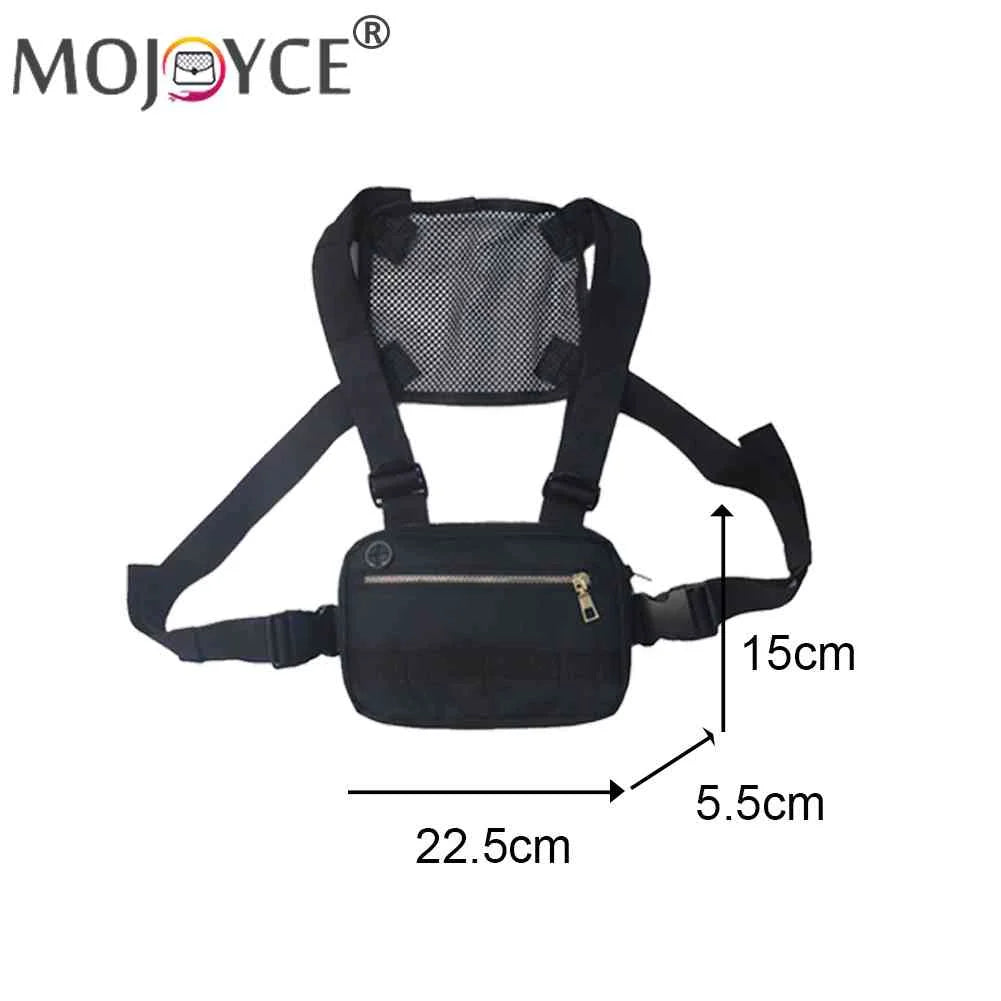 Unisex Streetwear Chest Rig Bag Hip Hop Pouching Bag
