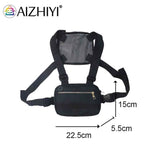 Unisex Streetwear Vest Chest Rig Hip Hop Pouch Bag