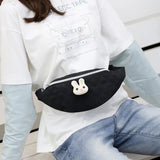 Quilted Waist Fanny Pack Large Capacity Unisex Hip Bum Bag for Travel