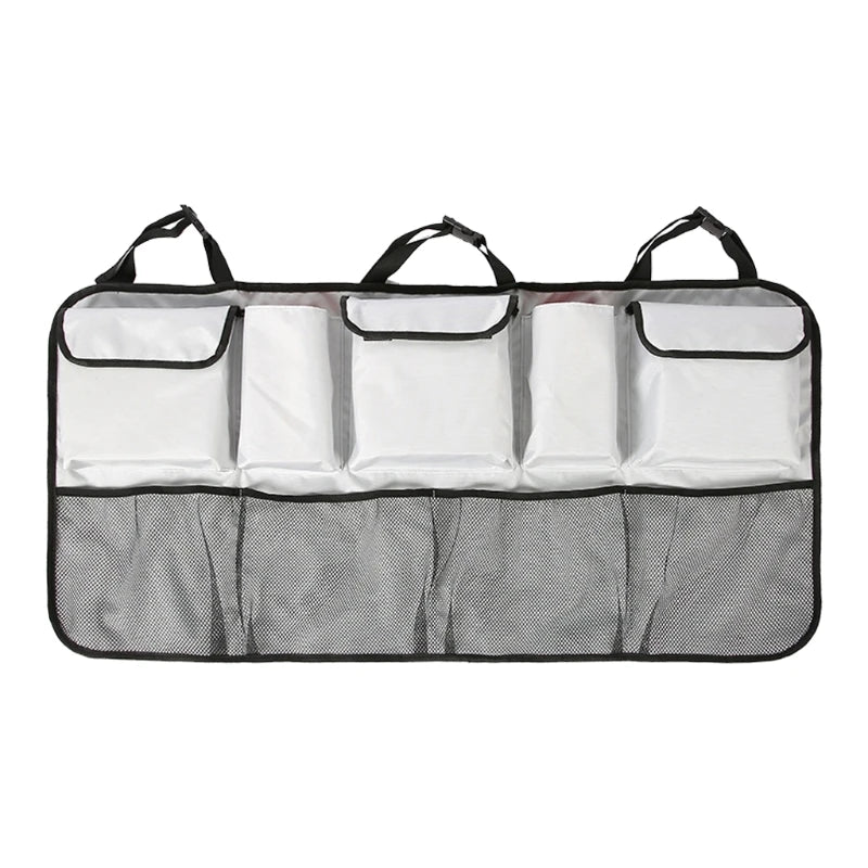 Car Back Seat Hanging Organizer with Buckle Strap