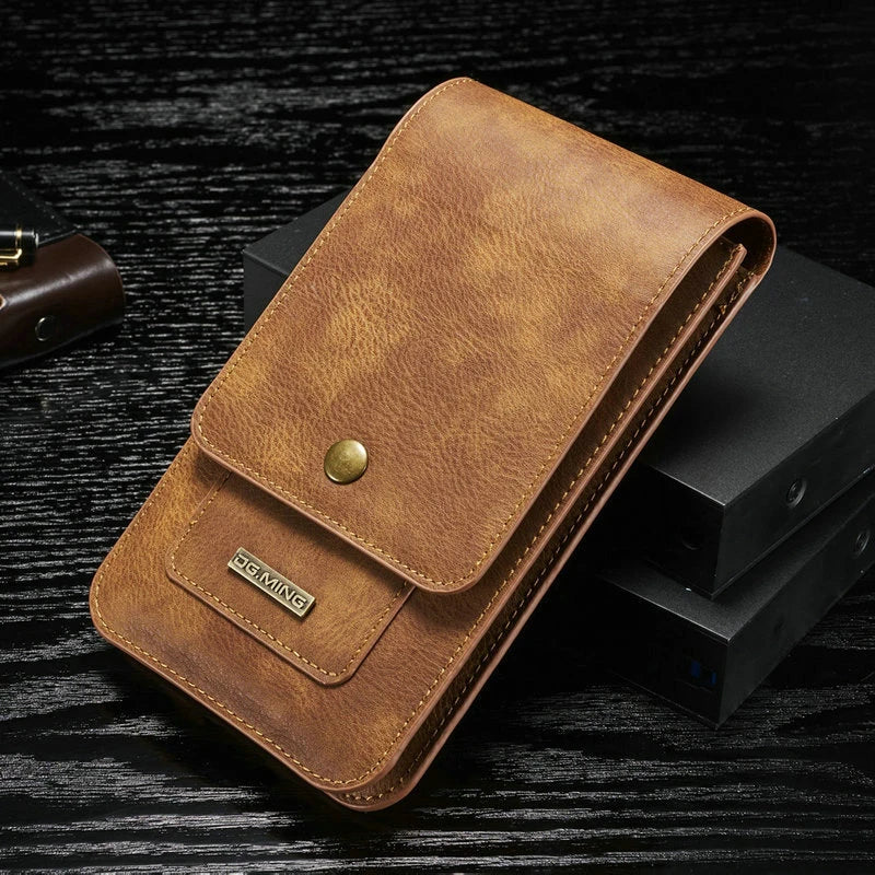 PU Leather Waist Pouch for Smartphone Carry Belt Clip Case Cover