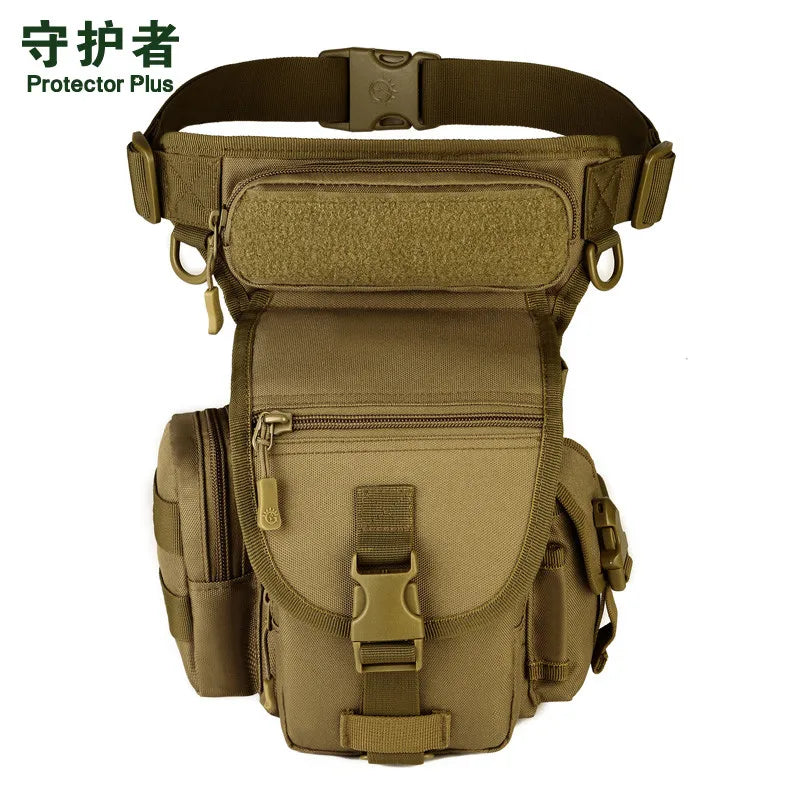 Multi-function Nylon Travel Shoulder Bag with Hidden Pocket