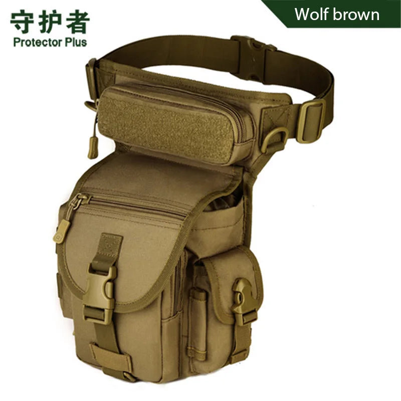 Multi-function Nylon Travel Shoulder Bag with Hidden Pocket