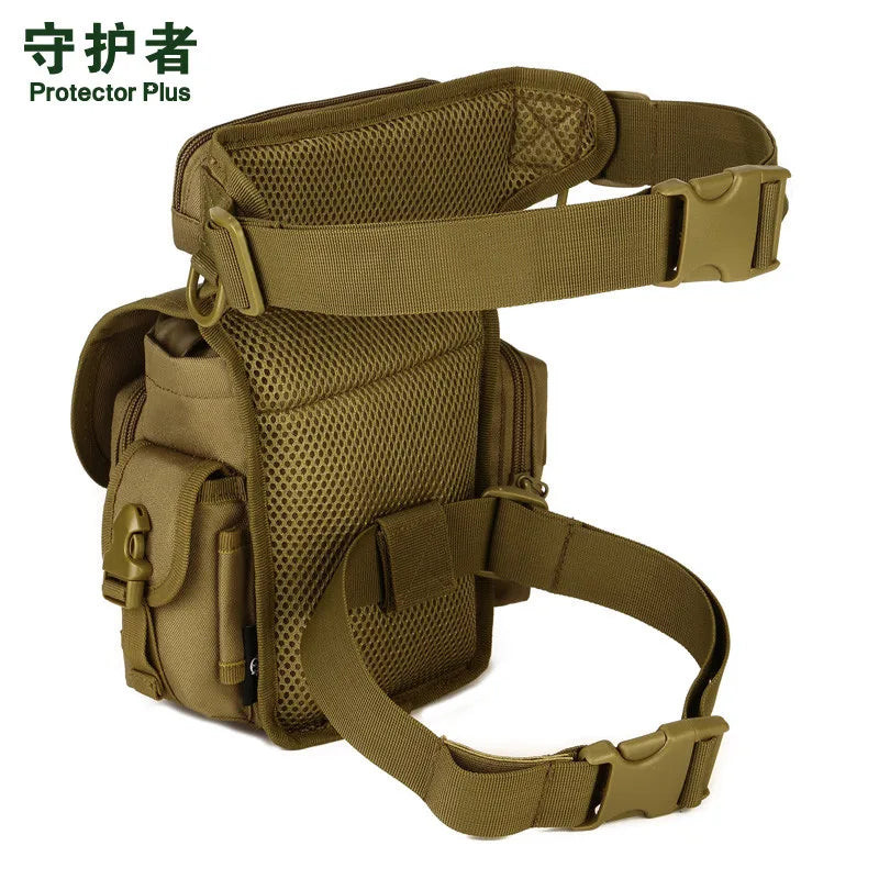 Multi-function Nylon Travel Shoulder Bag with Hidden Pocket