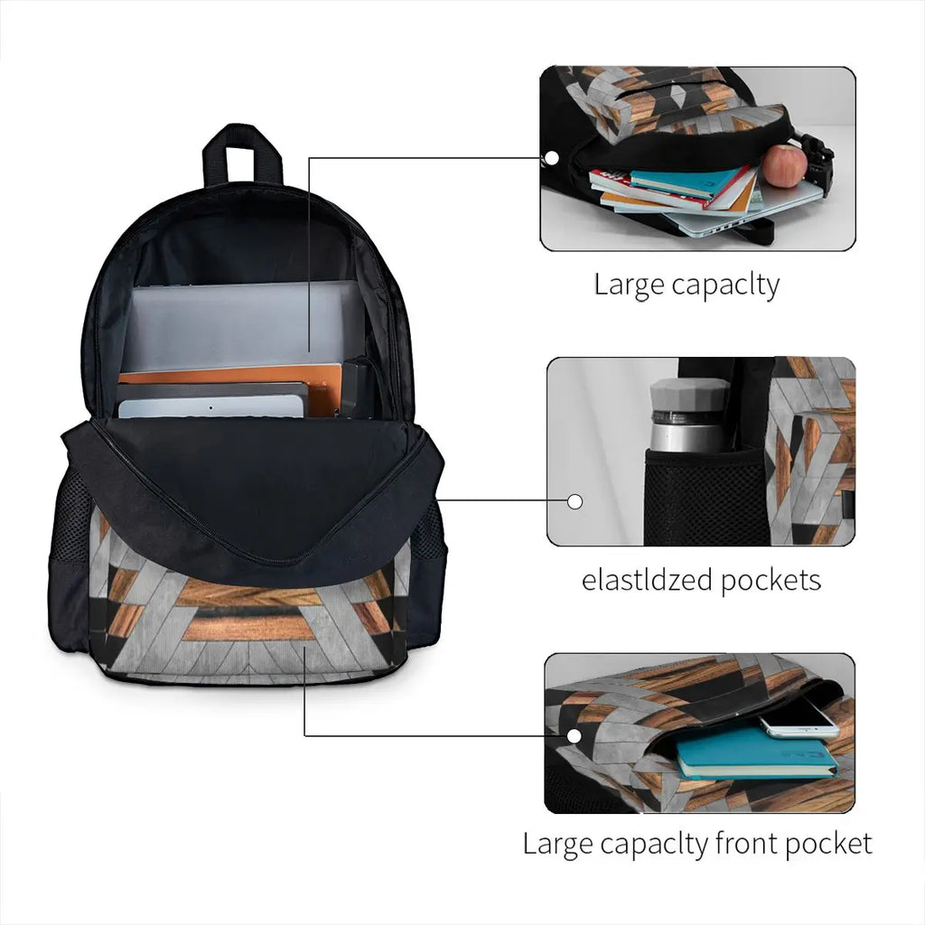 Urban Tribal Pattern No6 Backpack Waterproof Bag