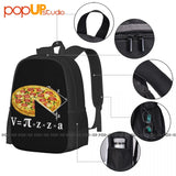 Pizza I Fun Geek Nerd Backpack Large Capacity Style