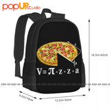 Pizza I Fun Geek Nerd Backpack Large Capacity Style