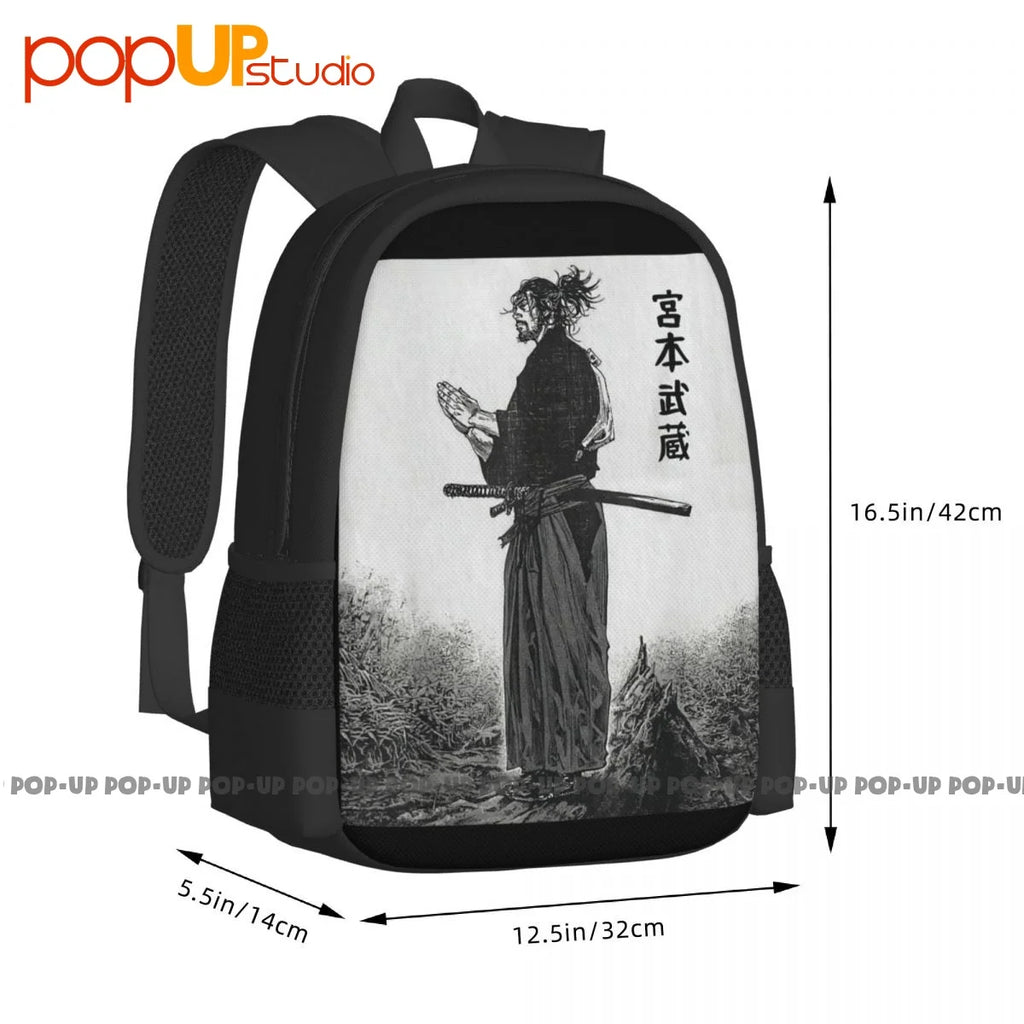 Vagabonds Anime Manga Series Miyamotos Arts Musashis Backpack