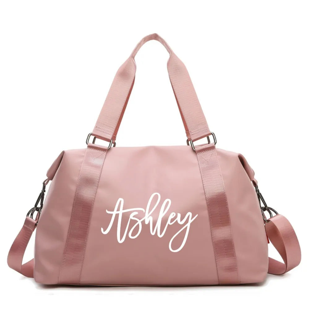 Personalized Duffle Bag Monogrammed Weekender Bag Bridesmaid Gift Navy
