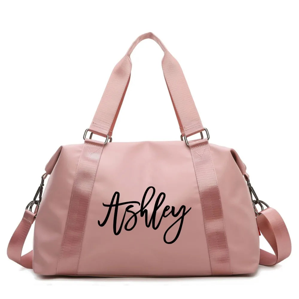 Personalized Duffle Bag Monogrammed Weekender Bag Bridesmaid Gift Navy
