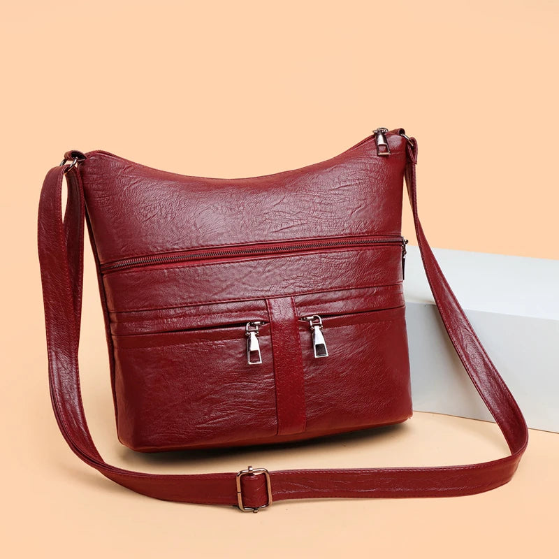 Soft Square Crossbody Women Shoulder Bag Vintage Purse & Handbag