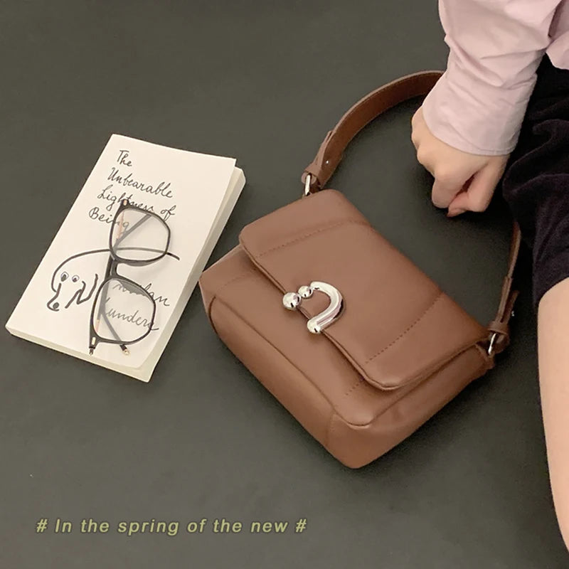 Versatile Ins Bags for Women Underarm Shoulder Messenger Work Handbag