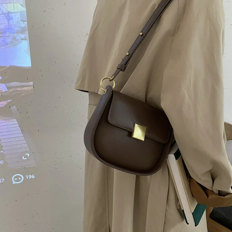 Versatile French Saddle Bag for Women