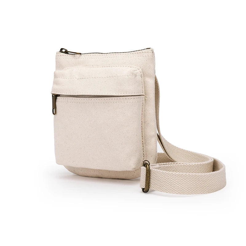 Canvas Mini Crossbody Bag for Women