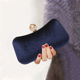 Velvet Clutches Women's Party Dinner Bags Chain Shoulder bags