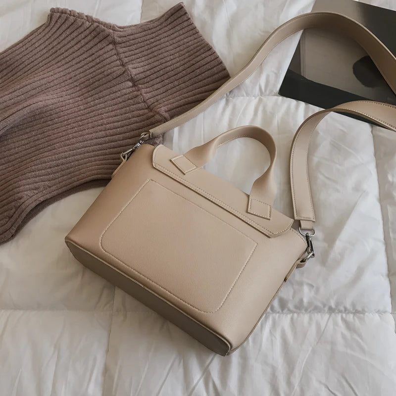 Vintage Shoulder Bags Women Cross Body Cover Solid Satchels Female Stylish