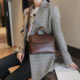 Vintage Shoulder Bags Women Cross Body Cover Solid Satchels Female Stylish