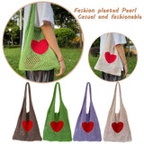 Vintage Female Knitted Mesh Shoulder Bag Handbag Ladies Beach Purse