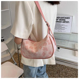 Vintage Flower Handbag Women Shoulder Bags Hobos Clutch Bag