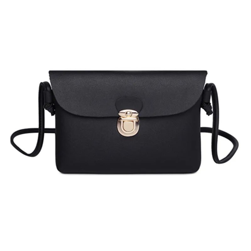 Vintage Leather Handbags Women Phone Bag Ladies Party Purse Famous Crossbody Sho
