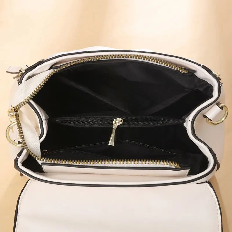 Plaid Leather Crossbody Bags for Women