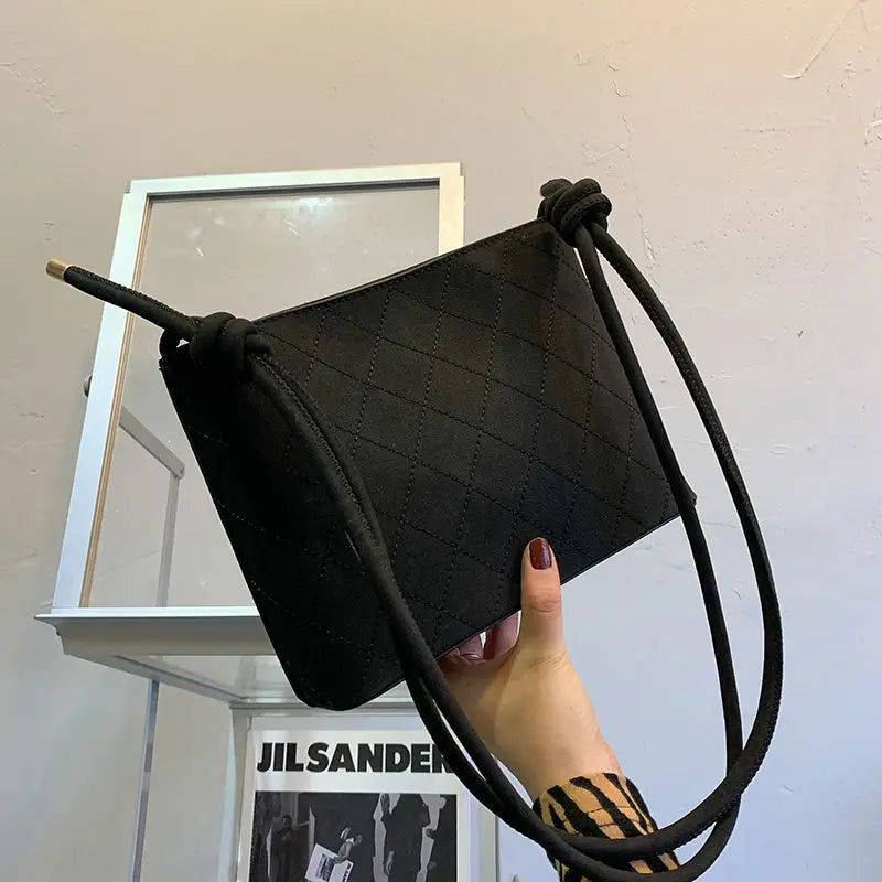 Vintage PU Leather Shoulder Bags Women Large Capacity Bucket Underarm Bag