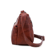 Vintage Satchel Crossbody Bag Women Lightweight Pockets Messenger Shoulder P