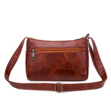 Vintage Satchel Crossbody Bag Women Lightweight Pockets Messenger Shoulder P
